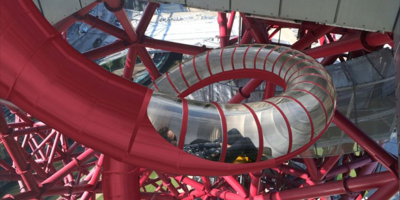 Illustration for article titled London's Crazy Olympic Park Tower Is Being Turned Into a Giant Slide